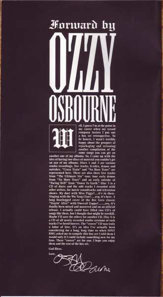 4CD/Doos Ozzy Osbourne: Prince Of Darkness