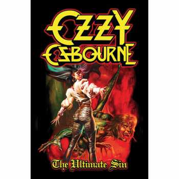 Merch Ozzy Osbourne: Textilní Plakát The Ultimate Sin
