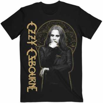 Merch Ozzy Osbourne: Tričko Patient No. 9 Gold Graphic S