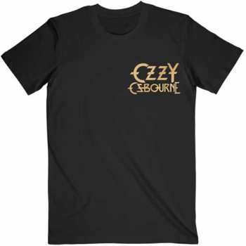 Merch Ozzy Osbourne: T-shirt Patient No. 9 Gold Logo Ozzy Osbourne