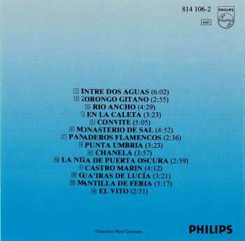 CD Paco De Lucía: Entre Dos Aguas