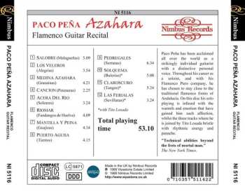 CD Paco Peña: Azahara - Flamenco Guitar Recital