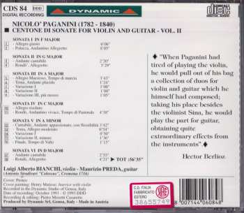 3CD/Doos Niccolò Paganini: Centone Di Sonate For Violin And Guitar - Complete Edition
