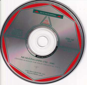 3CD/Doos Niccolò Paganini: Centone Di Sonate For Violin And Guitar - Complete Edition