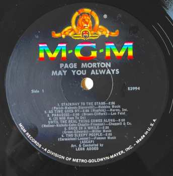 LP Page Morton Black: May You Always