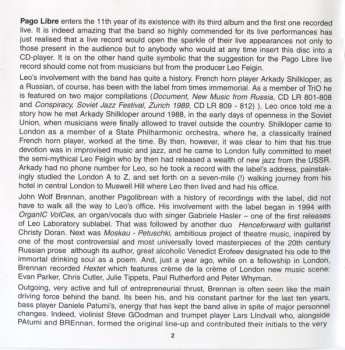 CD Pago Libre: Wake Up Call