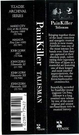 CD PainKiller: Talisman (Live In Nagoya)