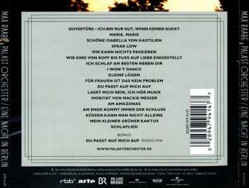 CD Palast Orchester Mit Seinem Sänger Max Raabe: Eine Nacht In Berlin
