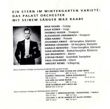 CD Palast Orchester Mit Seinem Sänger Max Raabe: Live (Original Live-Aufnahme Aus Dem Neuen Berliner Wintergarten)