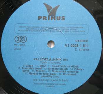 LP Paleček-Janík: 18 x