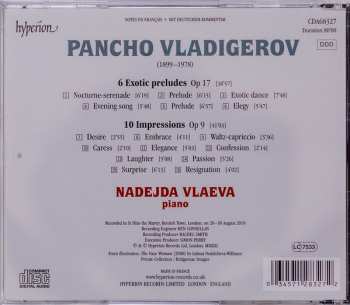 CD Pancho Vladigerov: 6 Exotic Preludes Op 17 / 10 Impressions Op 9