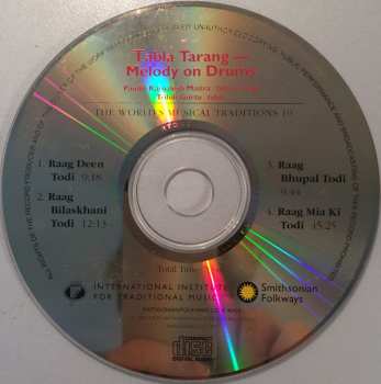 CD Trilok Gurtu: Tabla Tarang - Melody On Drums