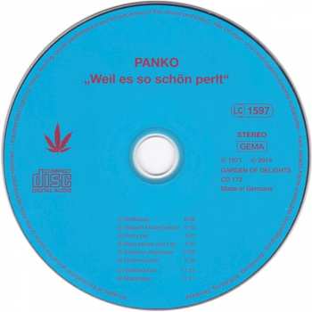 CD Panko Musik: Weil Es So Schön Perlt