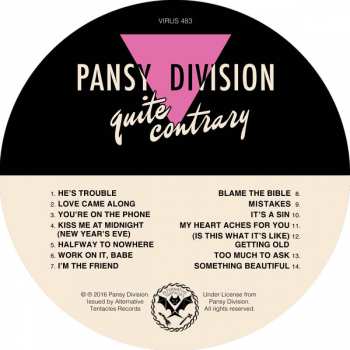 LP Pansy Division: Quite Contrary