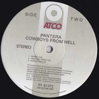 2LP Pantera: Cowboys From Hell