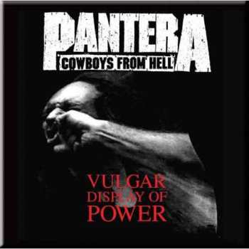 Merch Pantera: Koelkastmagneet Vulgar