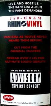 2LP Pantera: Official Live: 101 Proof