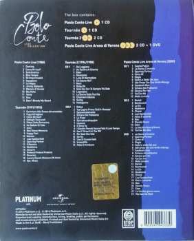6CD/DVD/Doos Paolo Conte: Live Collection