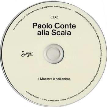 2CD Paolo Conte: Paolo Conte Alla Scala - Il Maestro È Nell'anima