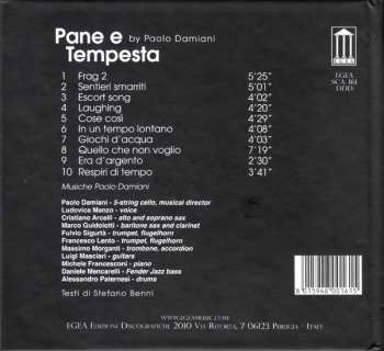 CD Paolo Damiani: Pane E Tempesta