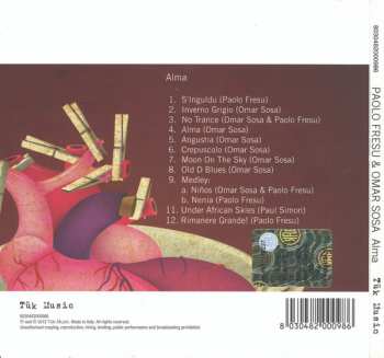 CD Paolo Fresu: Alma