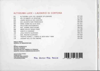CD Paolo Fresu: Altissima Luce • Laudario Di Cortona
