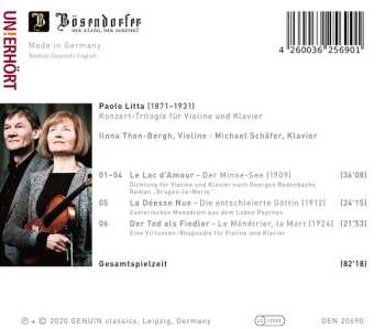 CD Ilona Then-Bergh: Konzert-Trilogie Fur Violine Und Klavier