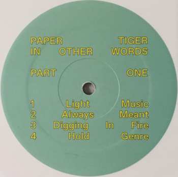 2LP Paper Tiger: In Other Words CLR