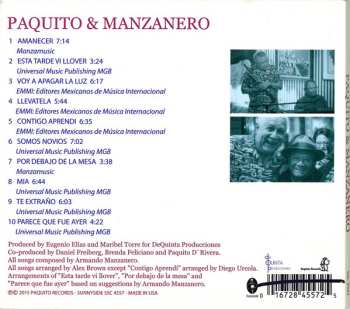 CD Paquito D'Rivera: Paquito & Manzanero (Paquito D'Rivera Plays The Music Of Armando Manzanero)