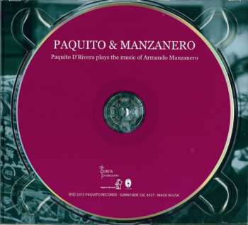 CD Paquito D'Rivera: Paquito & Manzanero (Paquito D'Rivera Plays The Music Of Armando Manzanero)