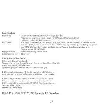 SACD Anna Paradiso: Anna Paradiso Plays Paradisi