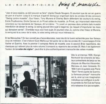 CD Paris Musette: Vol. 2 • Swing Et Manouche - Le Repertoire