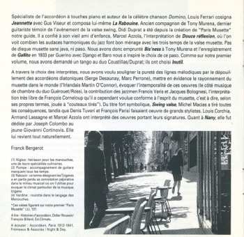 CD Paris Musette: Vol. 2 • Swing Et Manouche - Le Repertoire