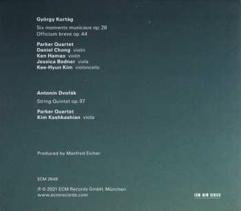 CD Antonín Dvořák: György Kurtág / Antonín Dvořák