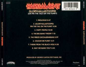 CD Parliament: Gloryhallastoopid (Or Pin The Tale On The Funky)