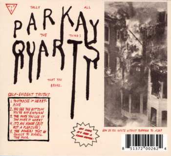 2CD/Doos Parquet Courts: Light Up Gold / Tally All The Things That You Broke