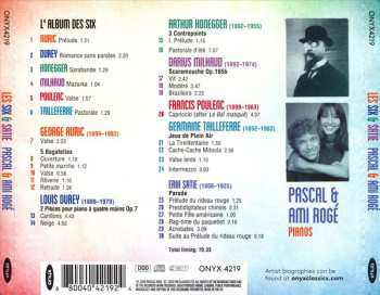 CD Pascal Rogé: Les Six & Satie