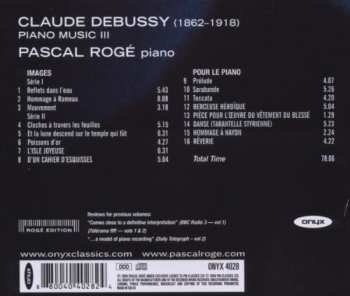 CD Claude Debussy: Piano Music Vol. III