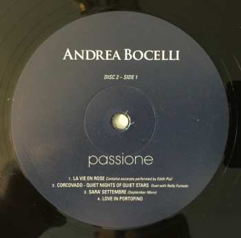 2LP Andrea Bocelli: Passione