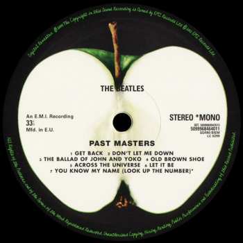 2LP The Beatles: Past Masters
