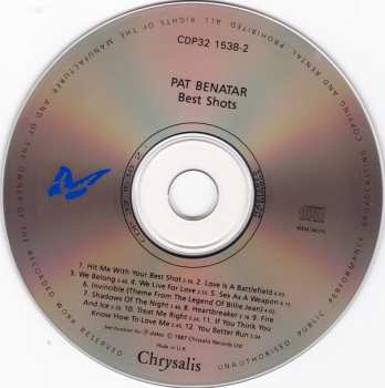 CD Pat Benatar: Best Shots