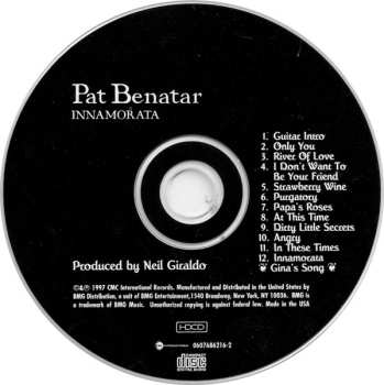 CD Pat Benatar: Innamorata