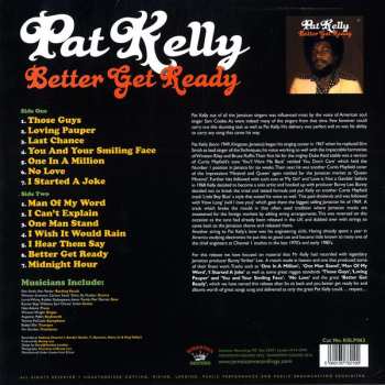 LP Pat Kelly: Better Get Ready