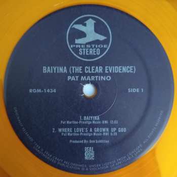LP Pat Martino: Baiyina (The Clear Evidence) CLR