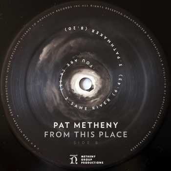 2LP Pat Metheny: From This Place