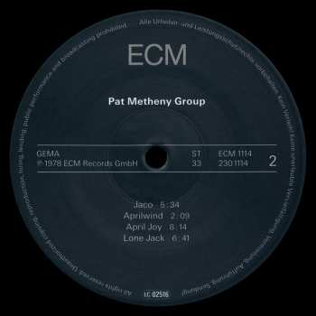 LP Pat Metheny Group: Pat Metheny Group