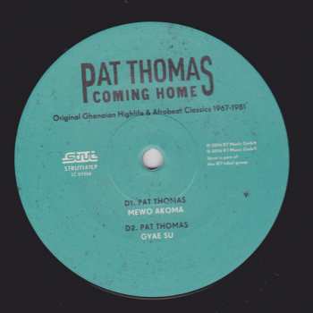 3LP/2CD Pat Thomas: Coming Home (Original Ghanaian Highlife & Afrobeat Classics 1967-1981)