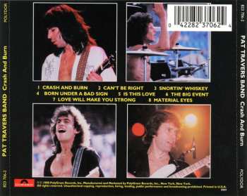 CD Pat Travers Band: Crash And Burn