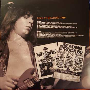 LP Pat Travers Band: Live At Reading 1980