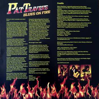LP Pat Travers: Blues On Fire